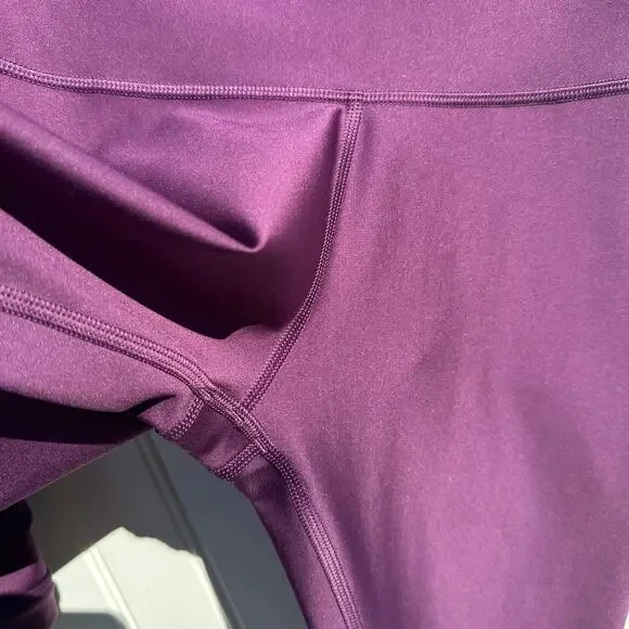 Alo Yoga Airlift Intrigue Bra + High-Waist Airlift Leggings Dark Plum Sz M Set - Picture 15 of 16